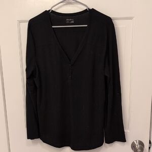 Eddie Bauer Black Button Down Shirt